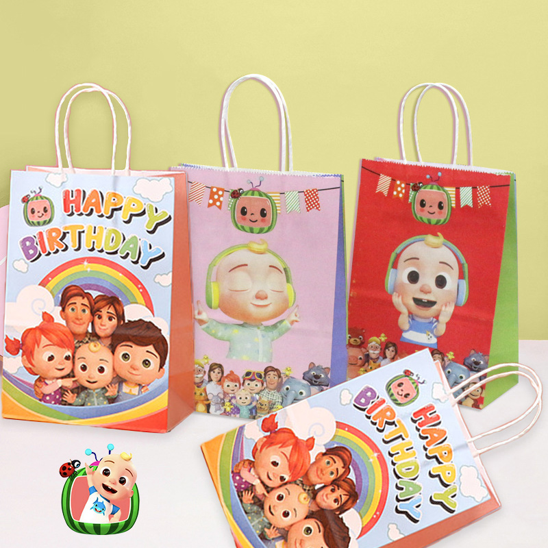 Cookies Pack - Set Tas Hadiah Pesta Cocomelon Perlengkapan