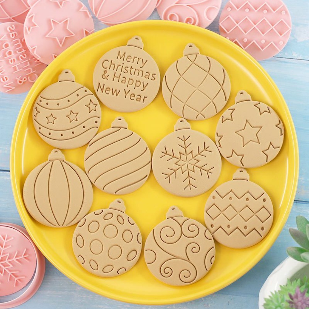 Cookies Pack - 11Pcs Set Cetakan Kue Natal 3D