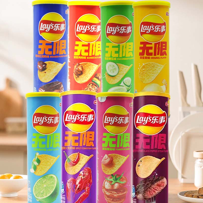 Gummy Candy - Keripik Kentang Lay's 3.18oz(90g)*3 botol, Camilan