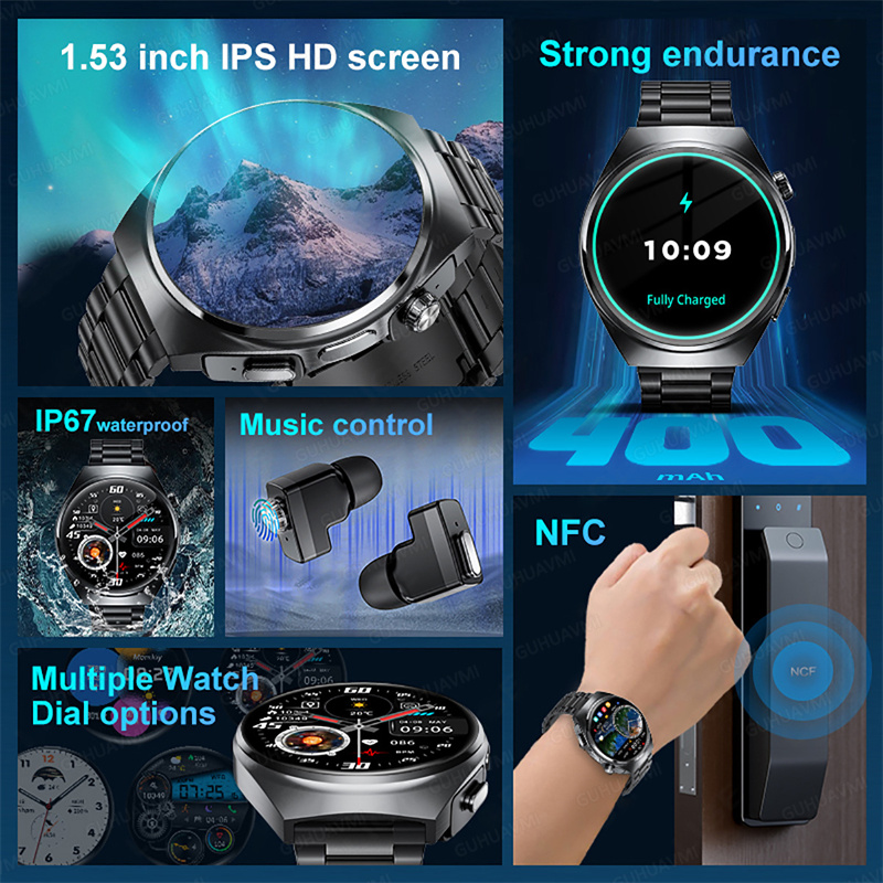 Jam Tangan Pintar 2 in 1 Baru  - Seaweed Snack ulasan dan harga