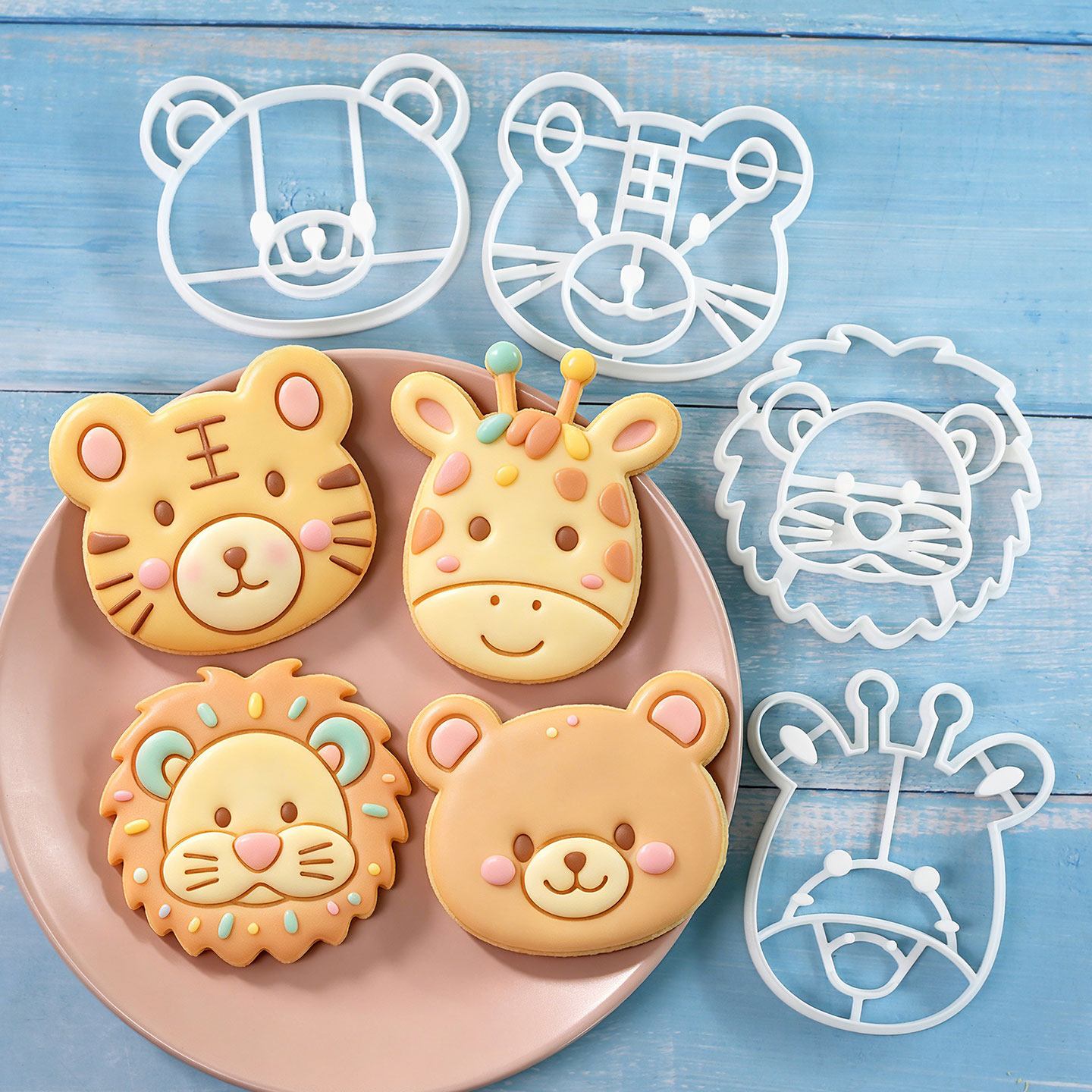 4 Buah Set Pemotong Kue Bentuk - Cookies Pack ulasan dan harga