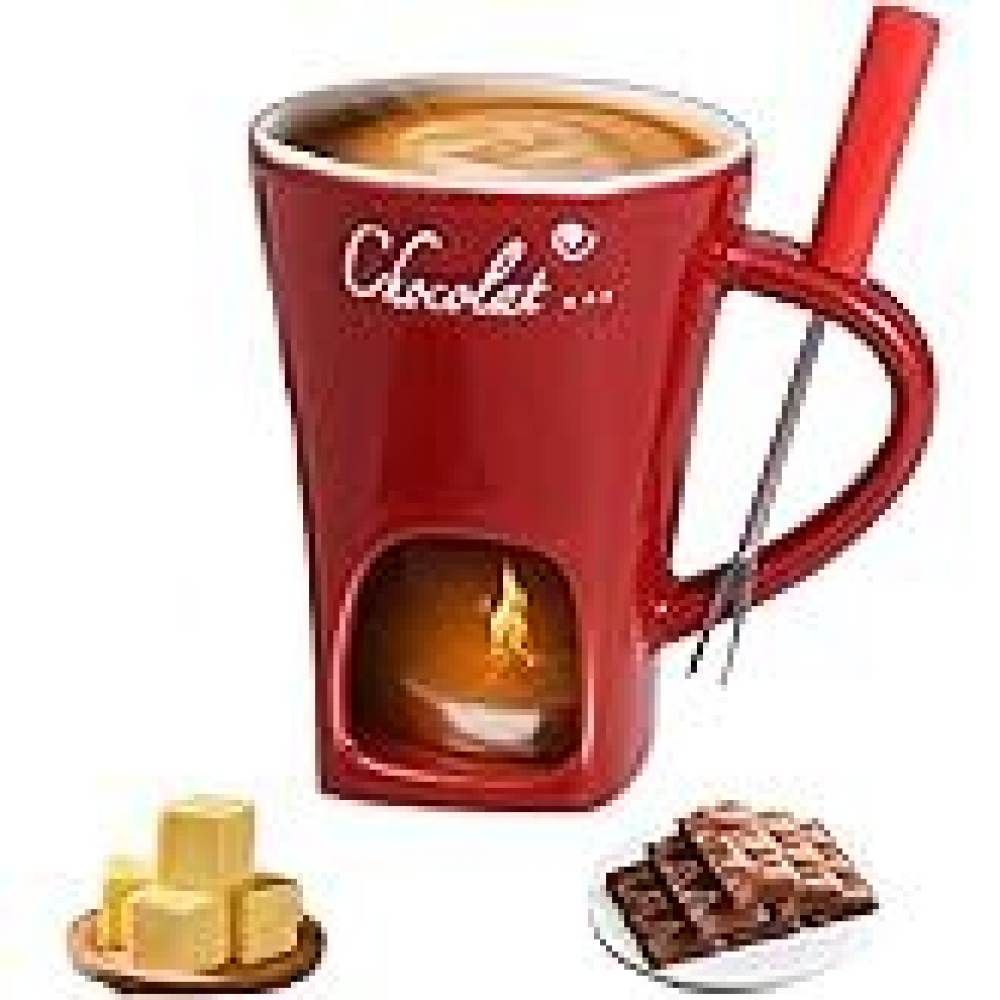 Cangkir Fondue Cokelat Keramik - Chocolate Snack ulasan dan harga