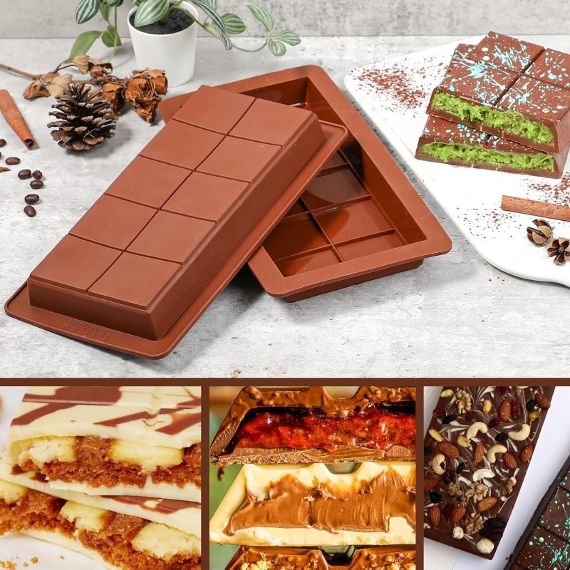 Batang coklat cetakan silikon  - Protein Bar ulasan dan harga